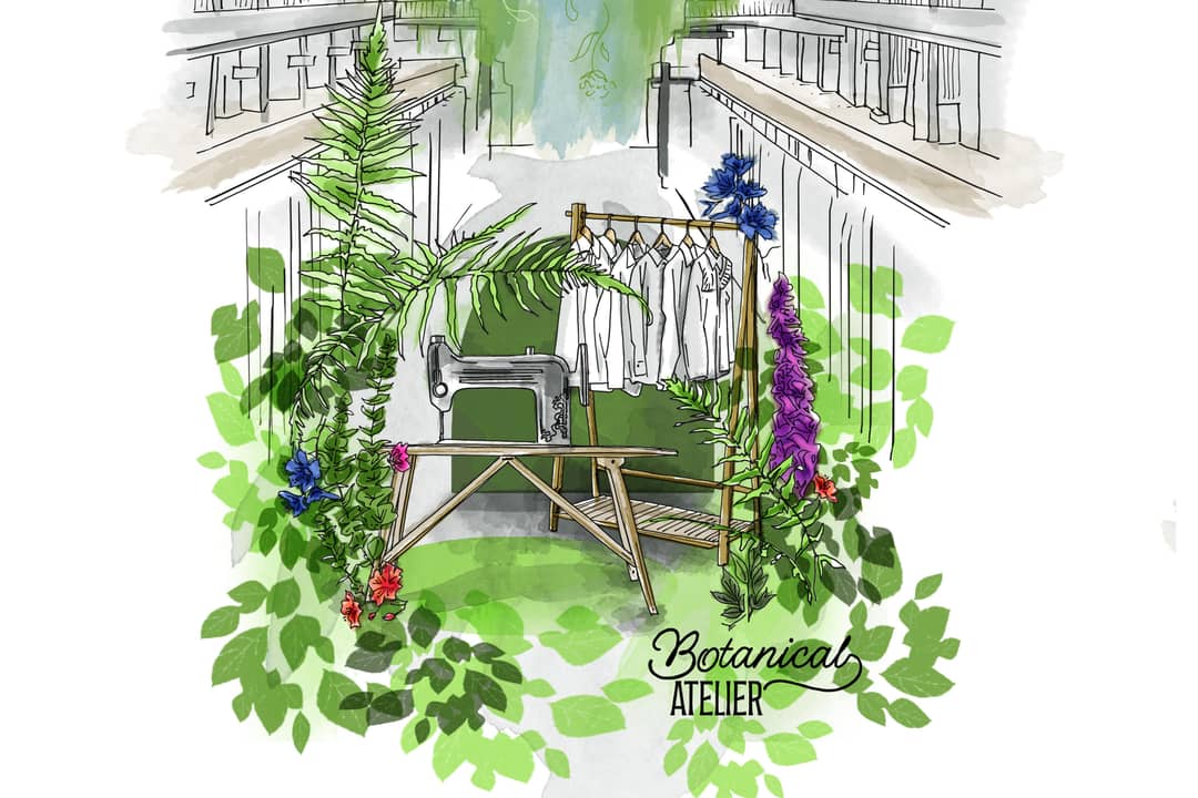 Botanical Atelier at Battersea Power Station illustration