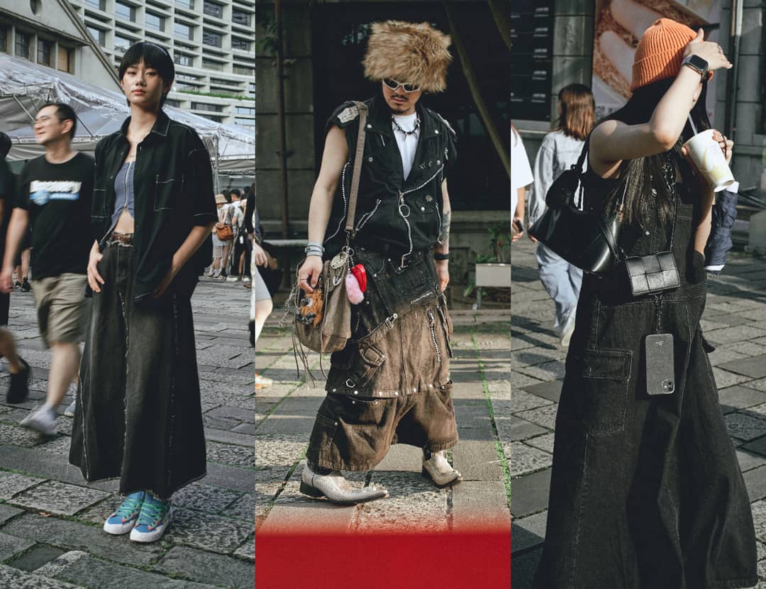 Estilo callejero de la Semana de la Moda de Taipei.