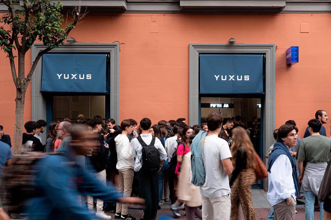 “Flagship store” de Yuxus en la calle de Fuencarral de Madrid (España).
