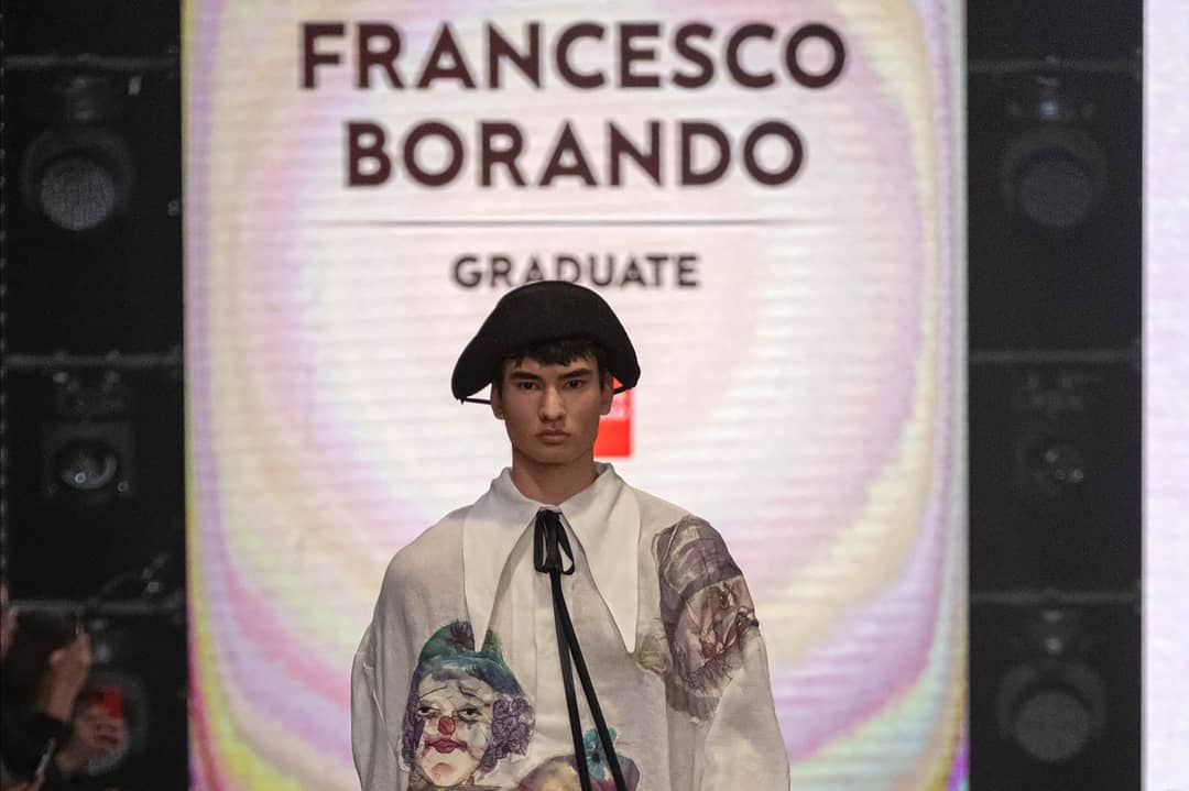 Francesco Borando, Accademia del Lusso graduate show 2024.