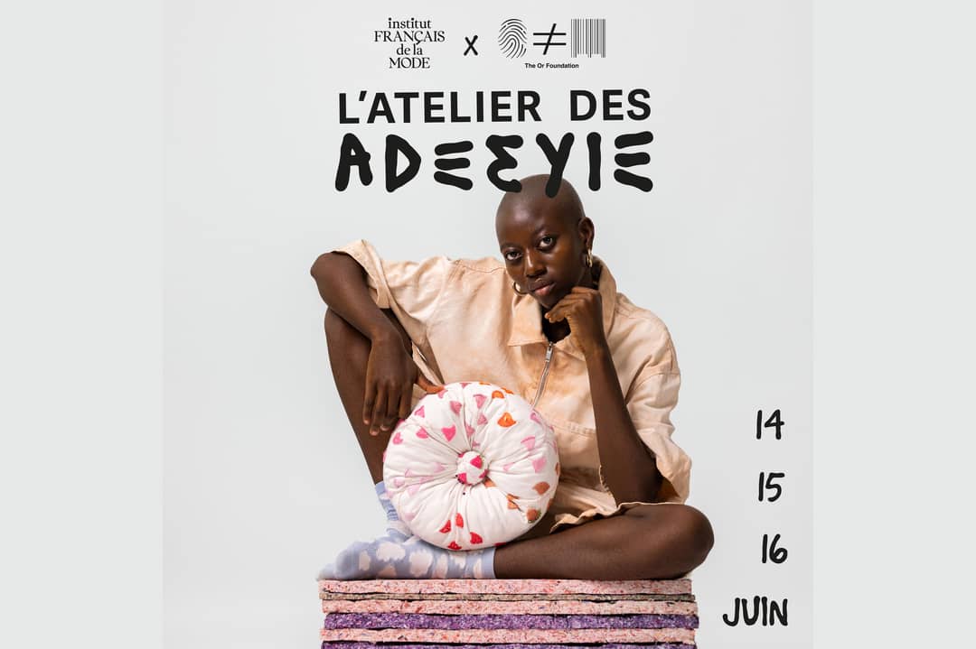 Official poster for IFM x Printemps Haussman awareness-raising event about textile waste in Ghana, June 2024.