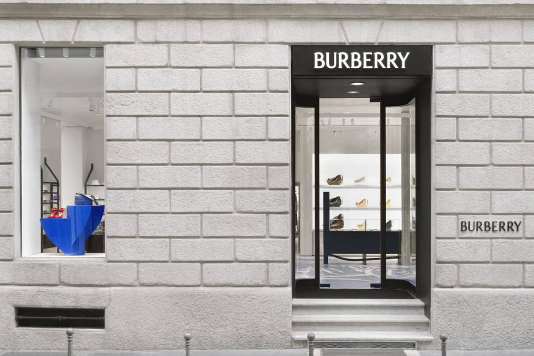 Burberry flagship in Milan