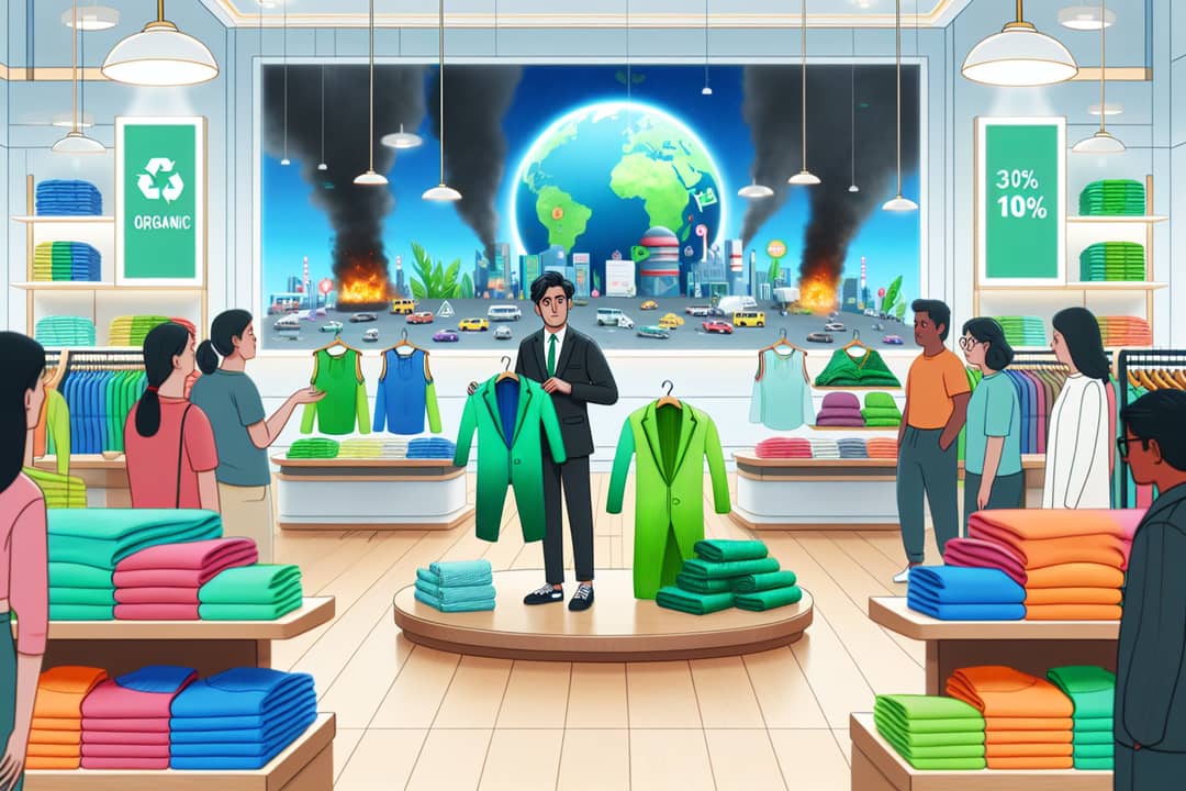 Bild zur Illustration von Greenwashing in der Modebranche.