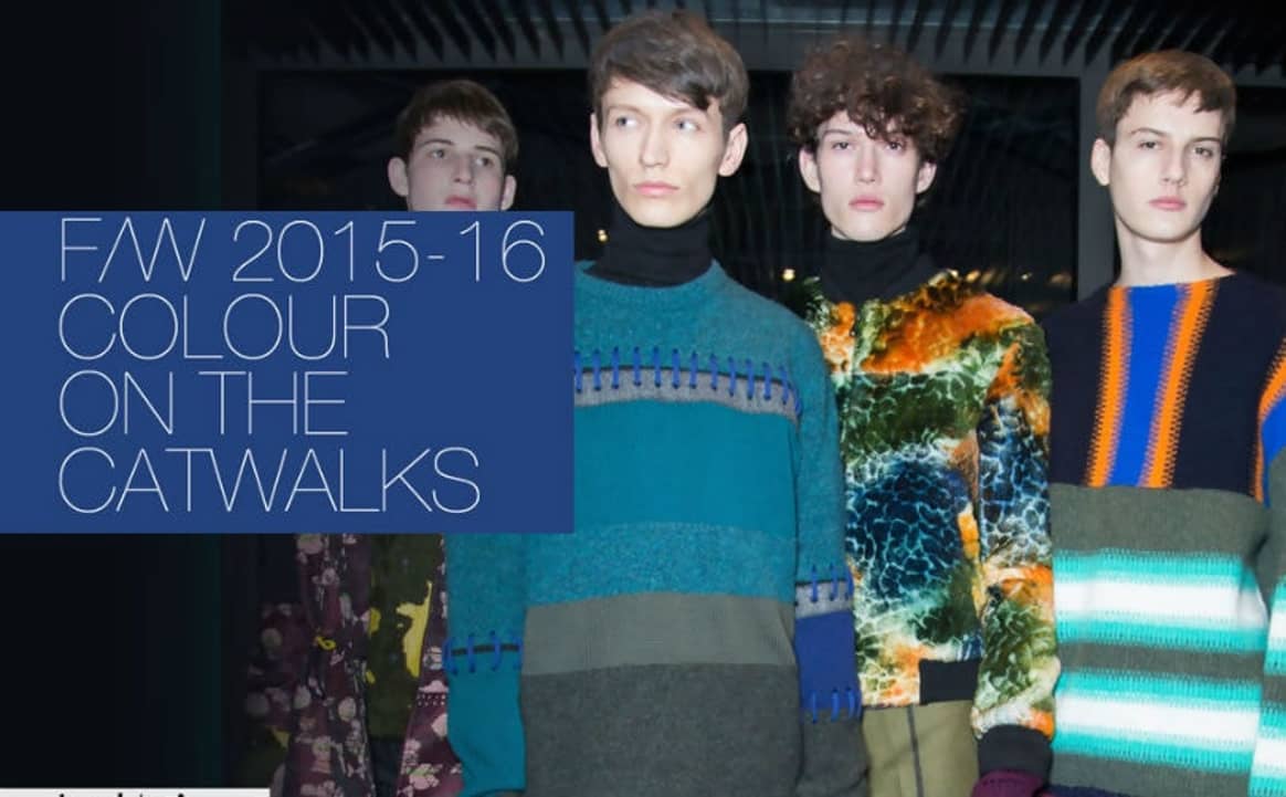 Key colour on the catwalk menswear trend for Fall/Winter 2015-16