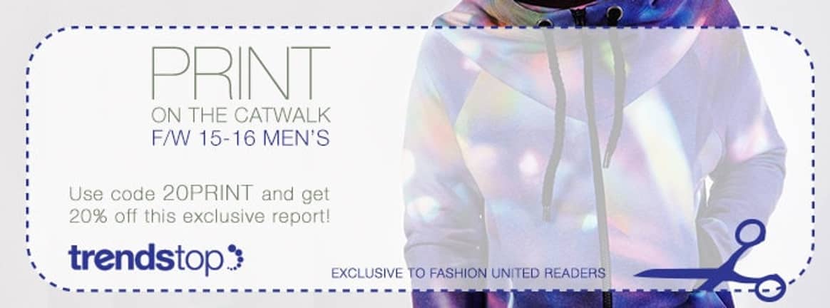 Key print on the catwalk menswear trend for fall/winter 2015-16