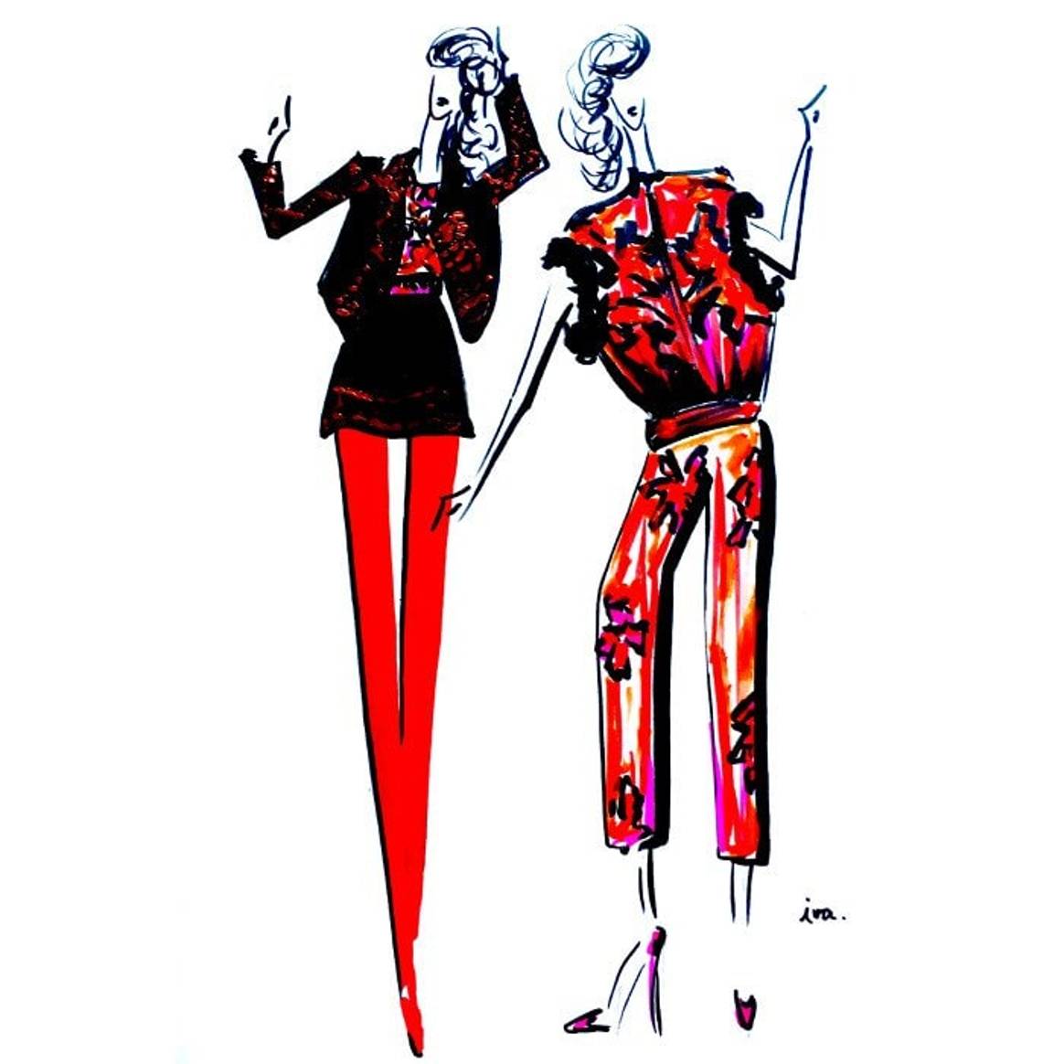 Illustrations: H&M’s designer collaborations in picture
