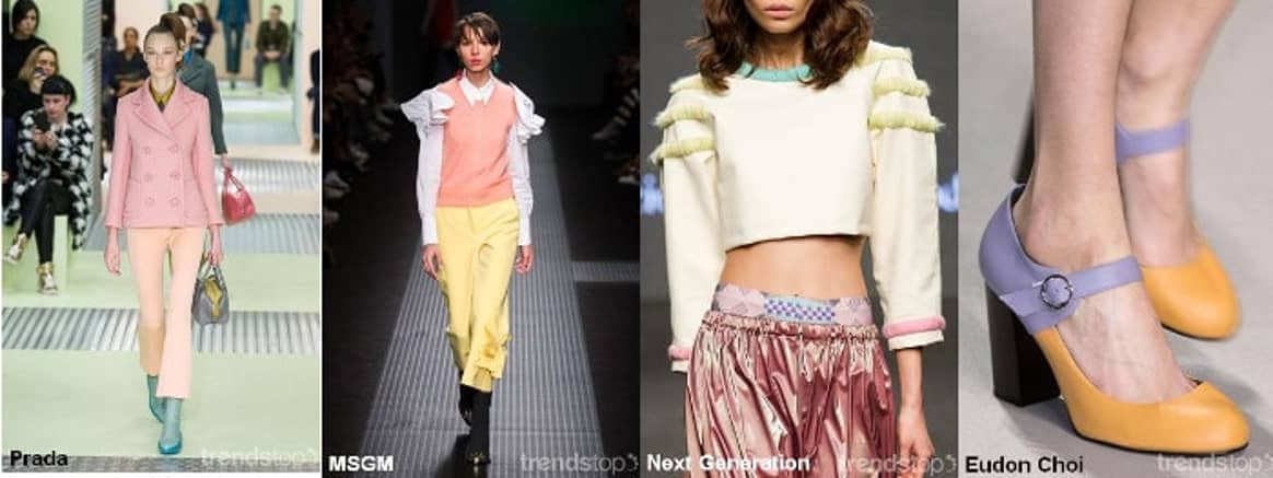 Key Colour on the Catwalk Womenswear Trend for Fall/Winter 2015-16