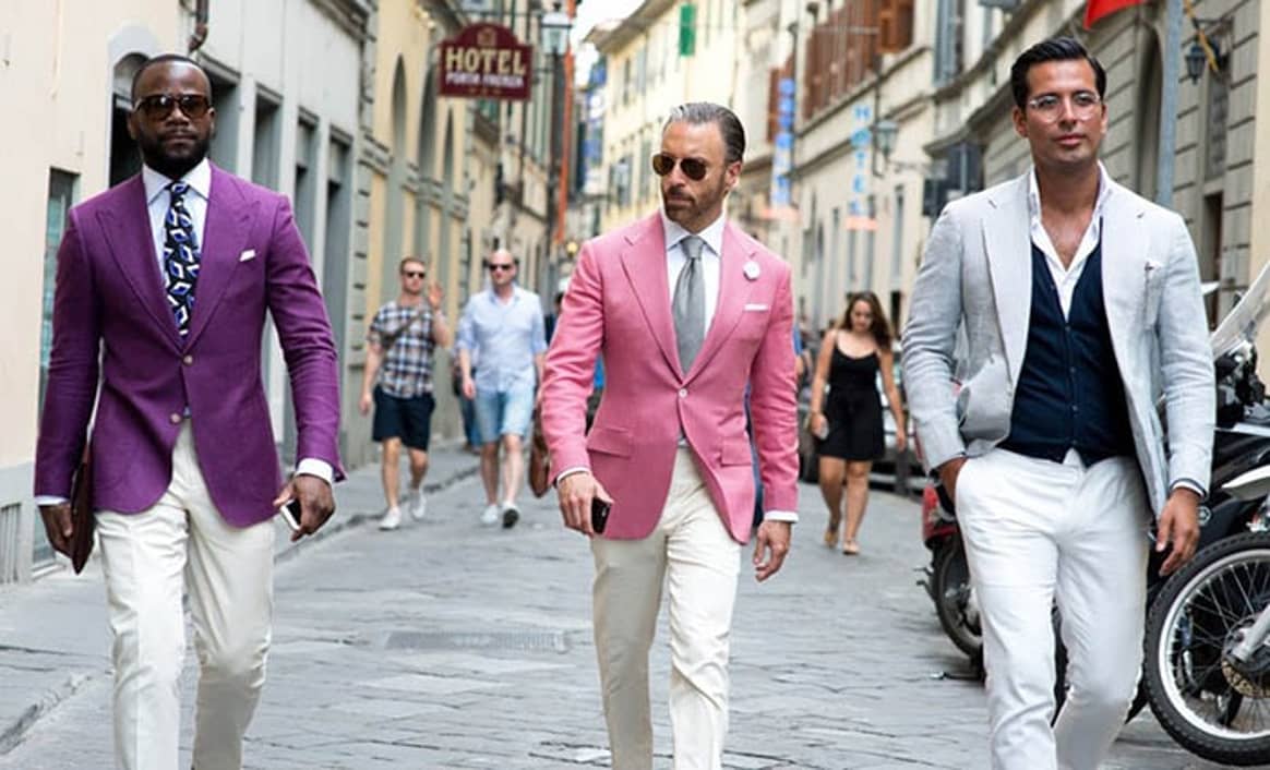 Peacocking: the highlight of Pitti Uomo