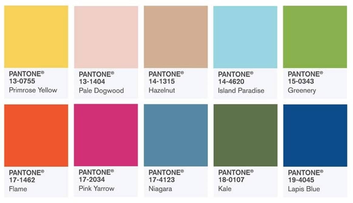 Pantone names Greenery colour of the year