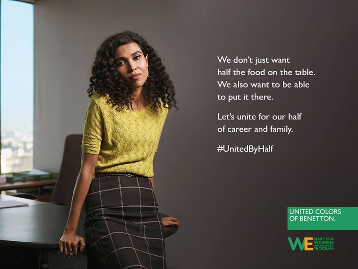 #UnitedByHalf: Benetton launches gender equality campaign in India
