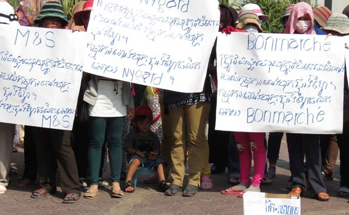 M&S, Bonmarché & Nygård urged to compensate Cambodian workers