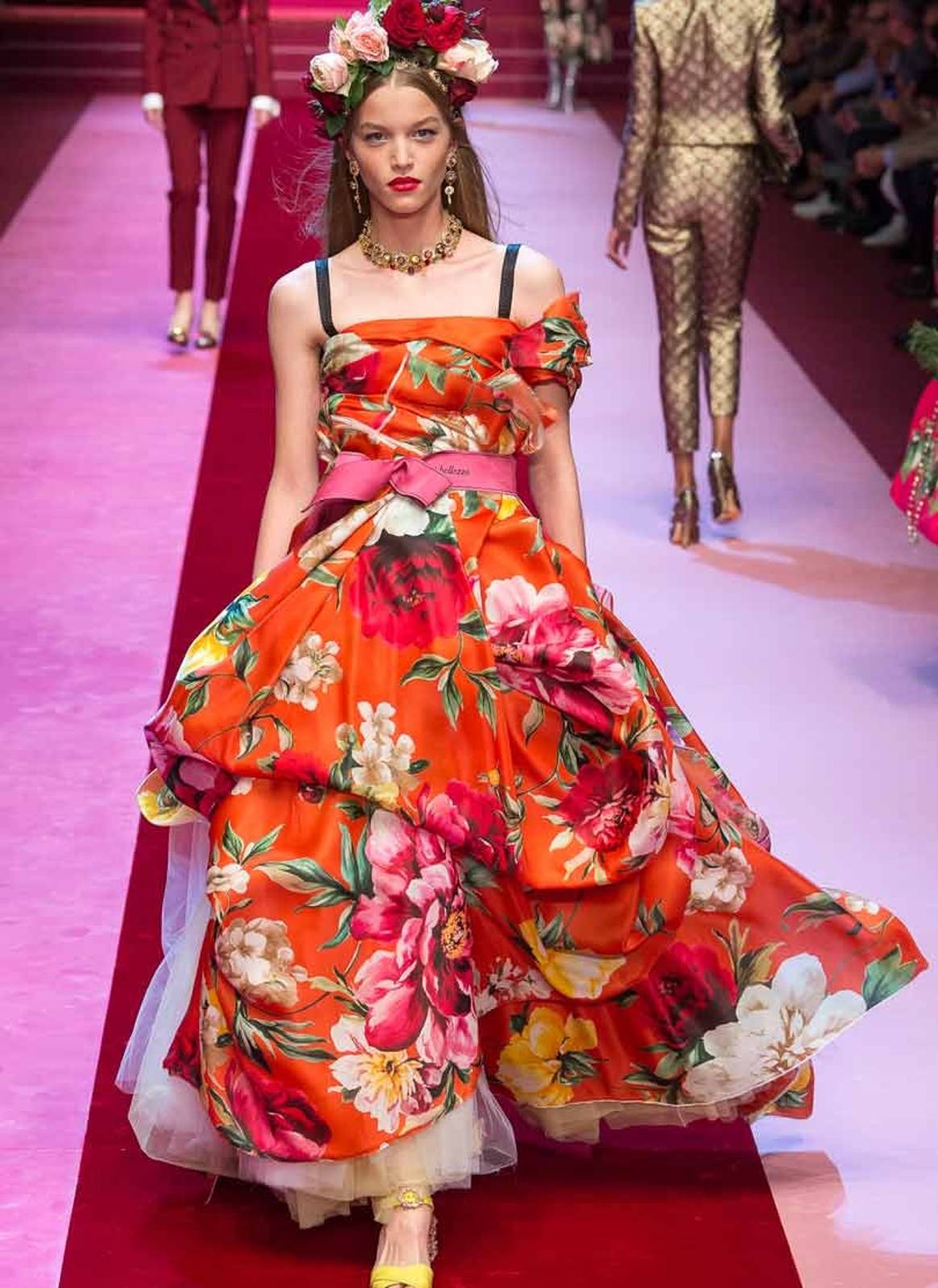 Mode à Milan: "Dames de coeur" avec Dolce & Gabbana