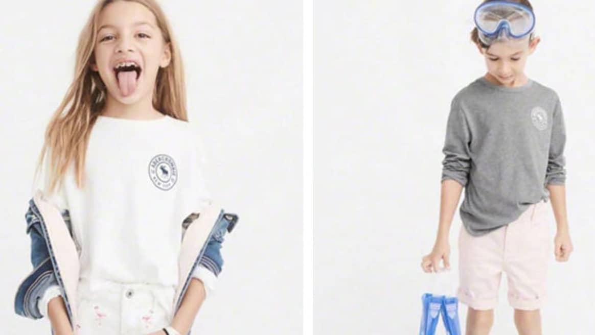 In pictures: Abercrombie's new gender neutral collection for kids
