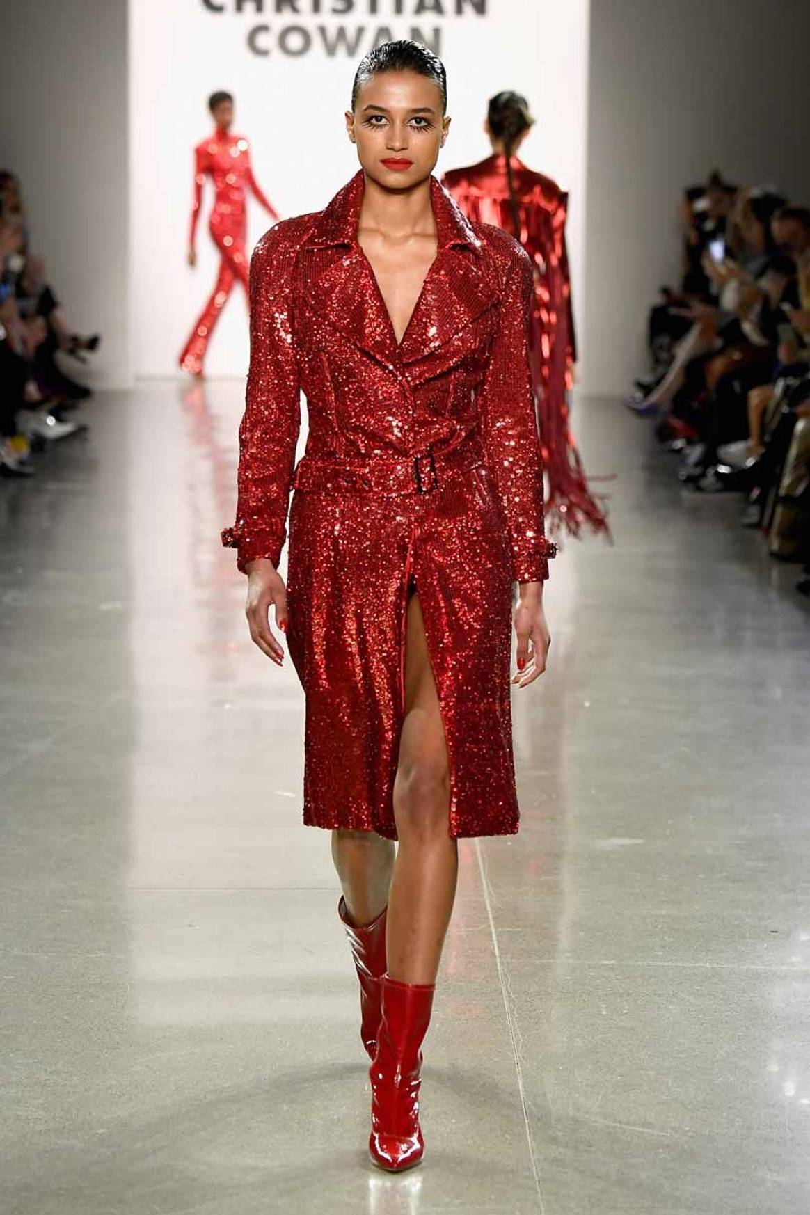 Christian Cowan goes for glitter and glamour for New York Fashion Week