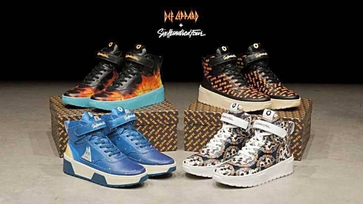 Six Hundred Four teams with Def Leppard for limited edition shoe line