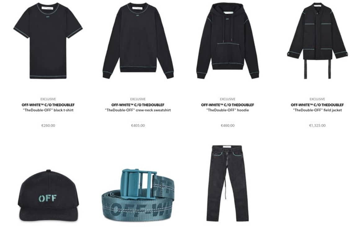 Off-White launches capsule collection with e-tailer TheDoubleF