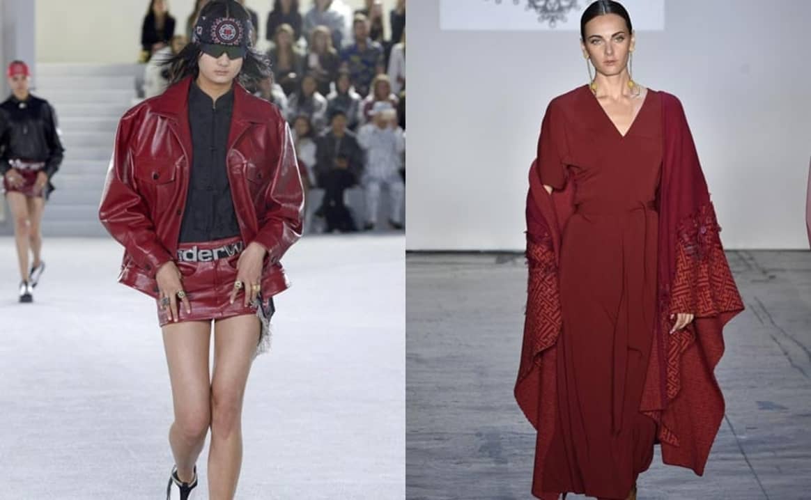 Spotted on the NYFW catwalk: Pantone’s “empowering” colors