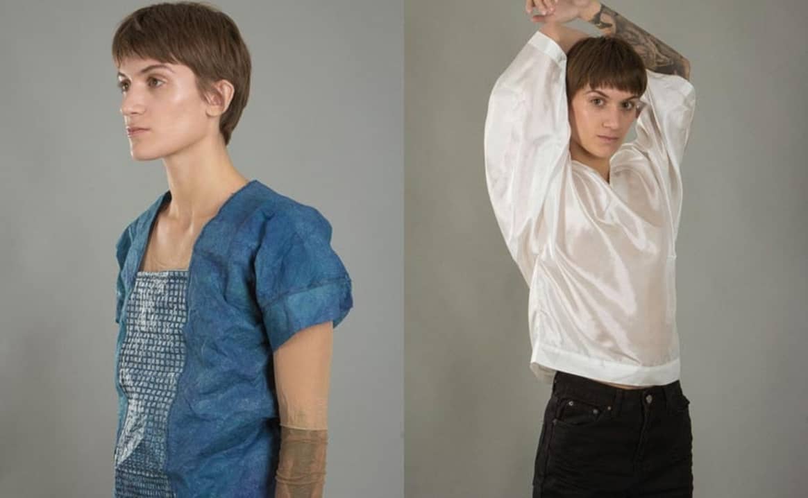 Filippa K showcases biodegradable dresses and recyclable coats