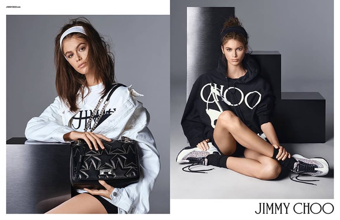 Kaia Gerber stars in the new Jimmy Choo campaign