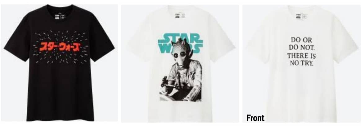 Uniqlo: New Star Wars t-shirt collection available from 29th April