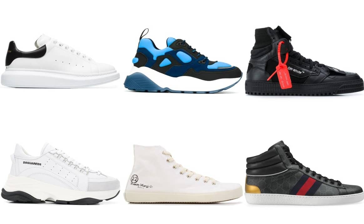 The data behind the most-searched luxury sneakers