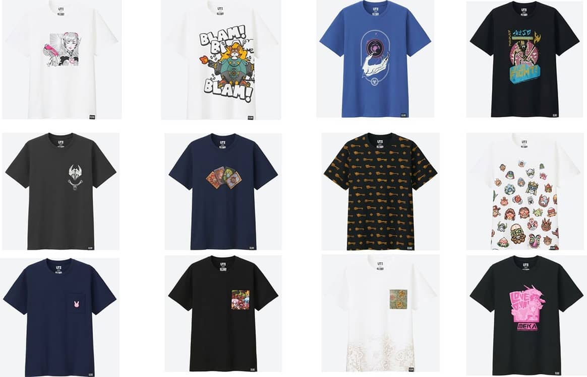 Uniqlo launches T-shirt line with computer game giant Blizzard Entertainment