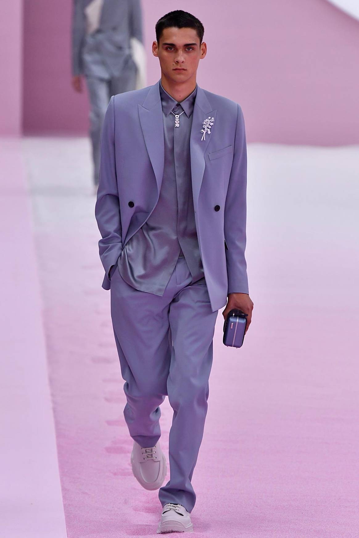 Bright colors and tailored suits march on the Dior and Berluti men's runways