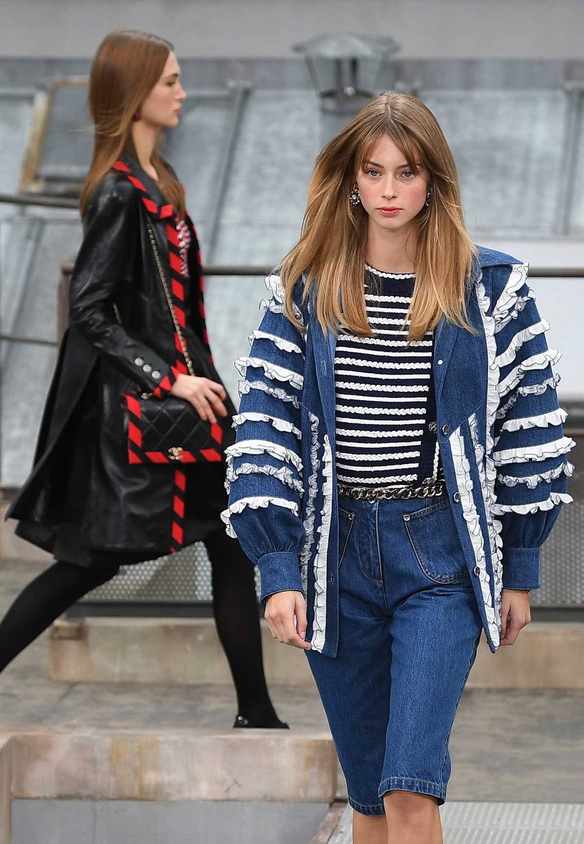 Woman crashes Chanel Paris Fashion Week runway finale