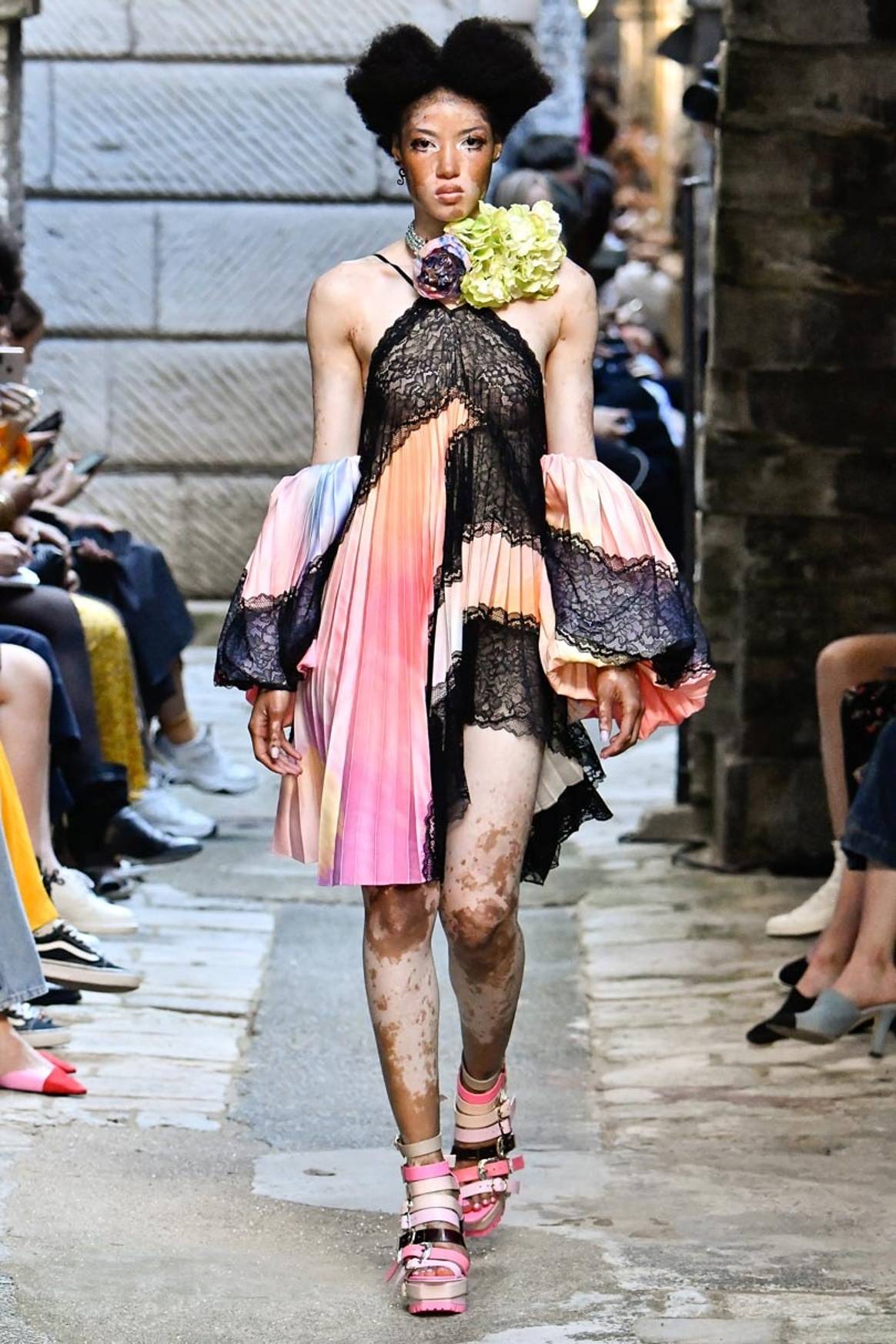Dresses flow for Beckham, billow for Goddard: London fashion trends