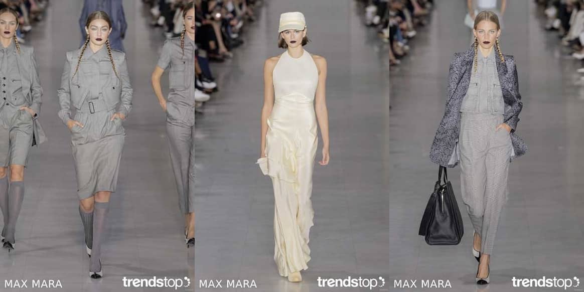 Images courtesy of Trendstop, left to right: Max Mara, all Spring/Summer 2020.