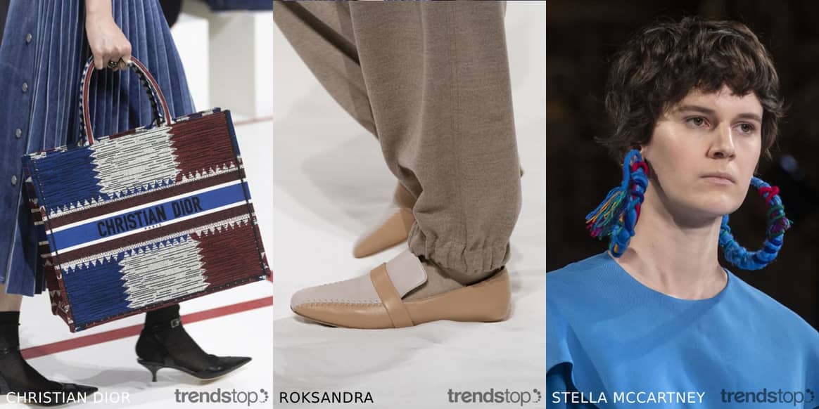 Images courtesy of Trendstop, left to right: Christian Dior, Roksanda, Stella McCartney, all Fall Winter 2019-20
