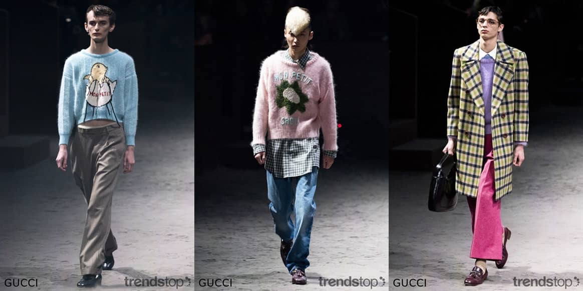 Images courtesy of Trendstop, left to right: all Gucci Fall/Winter 2019-20
