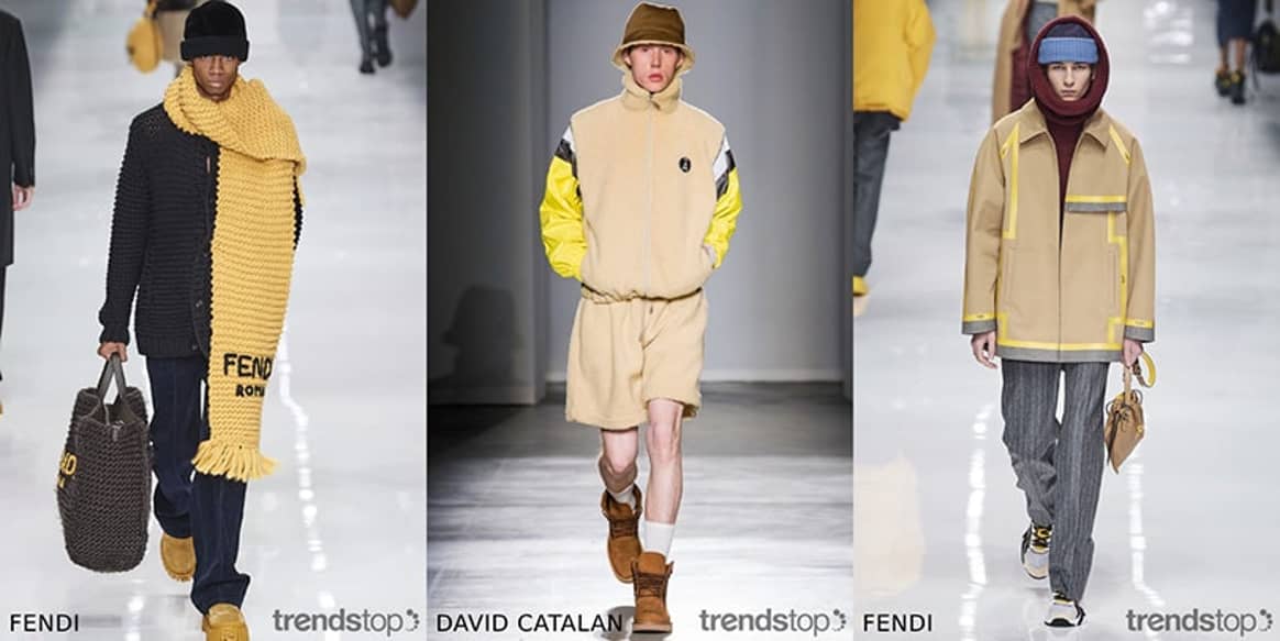 Images courtesy of Trendstop, left to right: Fendi, David Catalan, Fendi, all Fall/Winter 2020-21