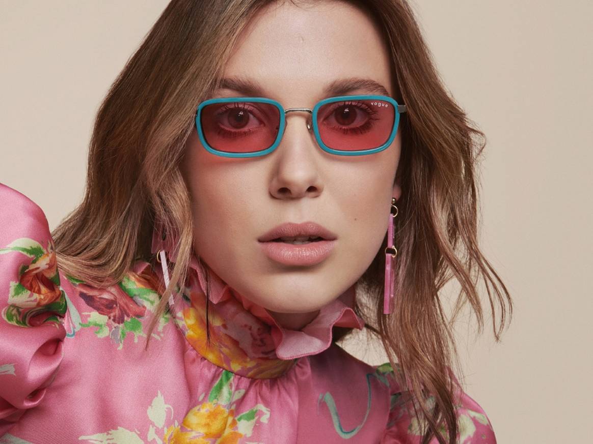 Vogue Eyewear launches collaboration with Millie Bobby Brown