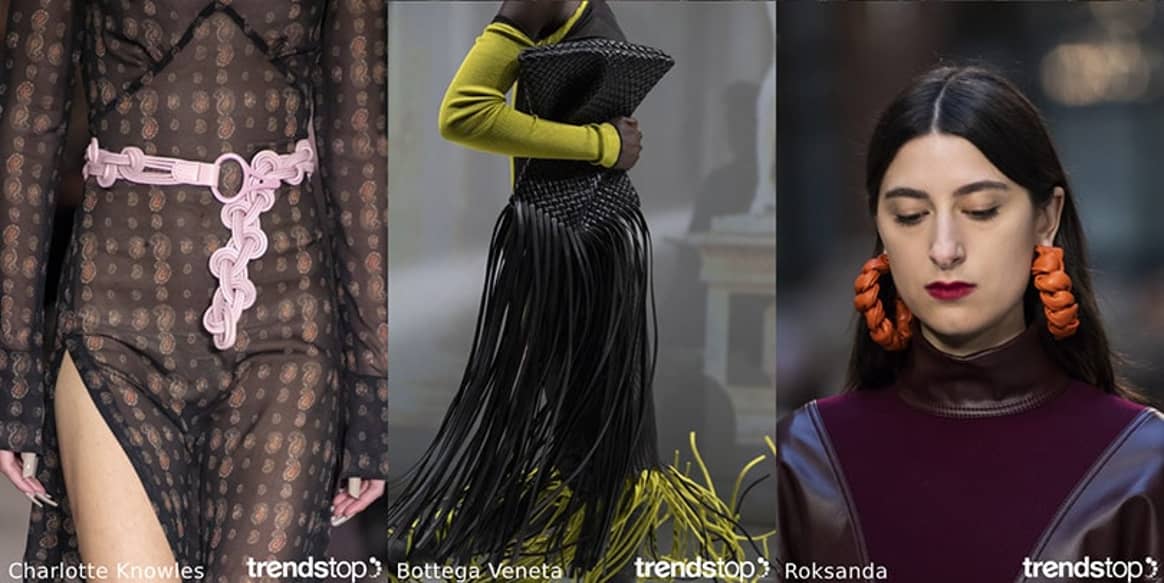 Images courtesy of Trendstop, left to right: Charlotte Knowles, Bottega Veneta, Roksanda, all Fall Winter 2020-21.