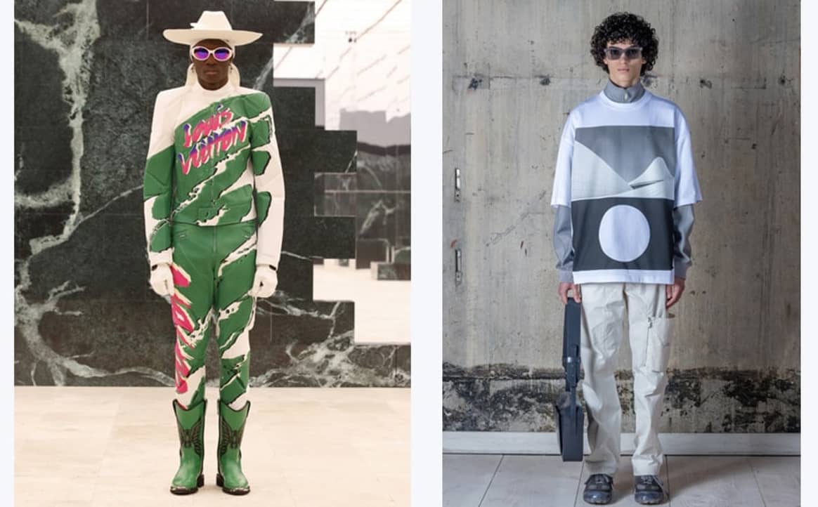 Fall 2021 menswear trend: abstract prints