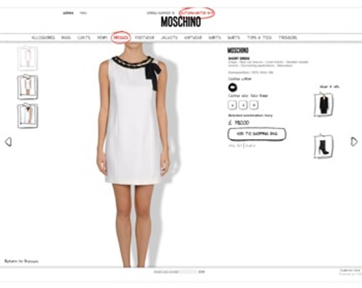 Moschino online gets new look