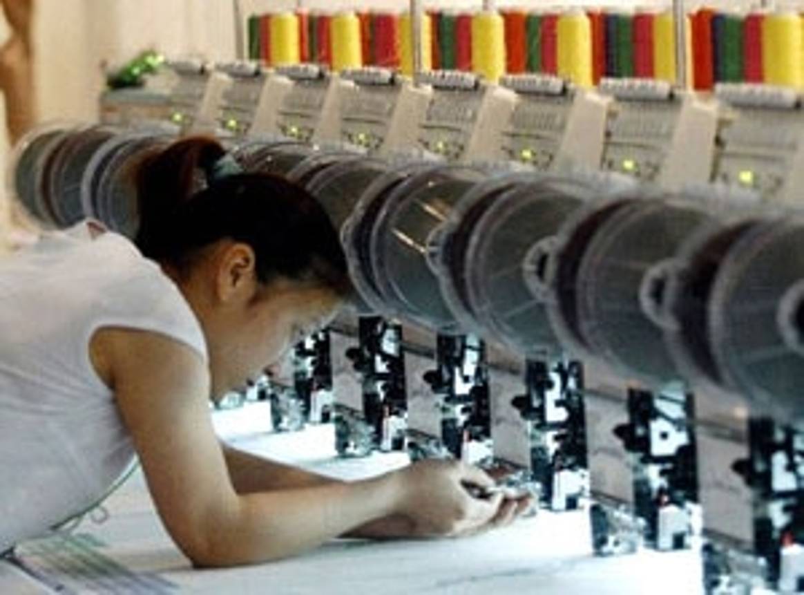 El textil chino se enfrenta a una crisis