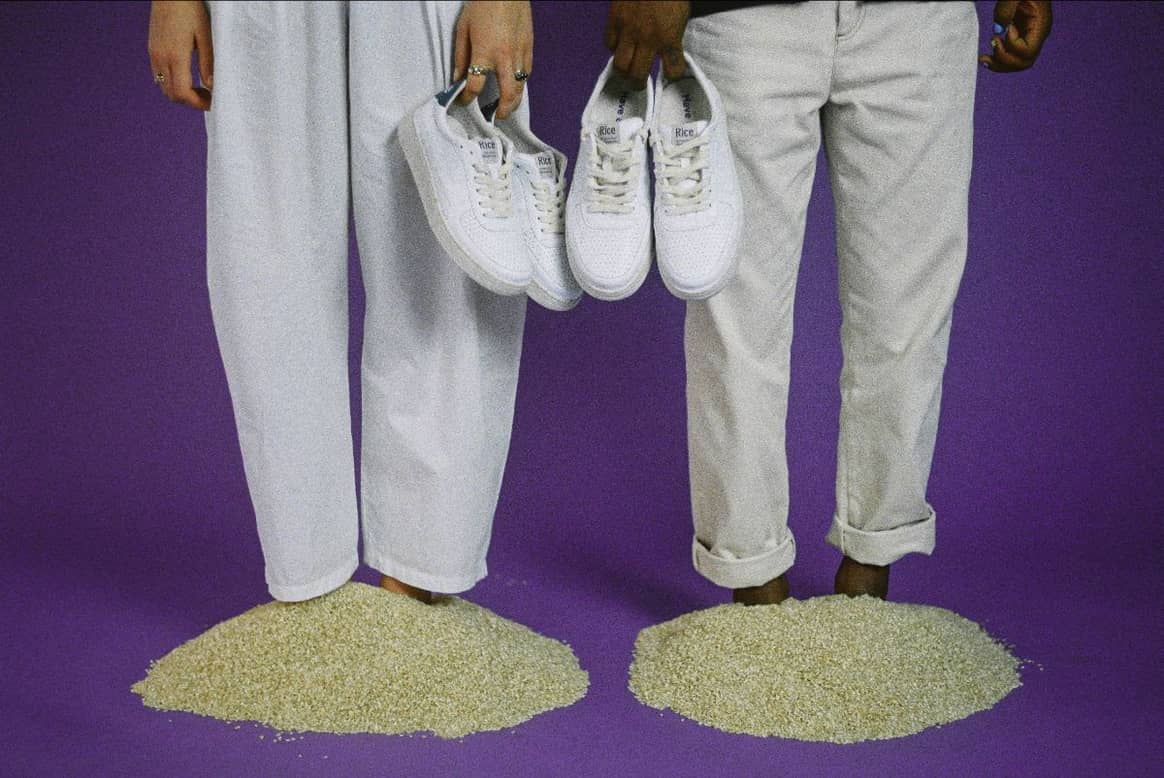 Schuhmarke RICE launcht veganen Sneaker aus Reis