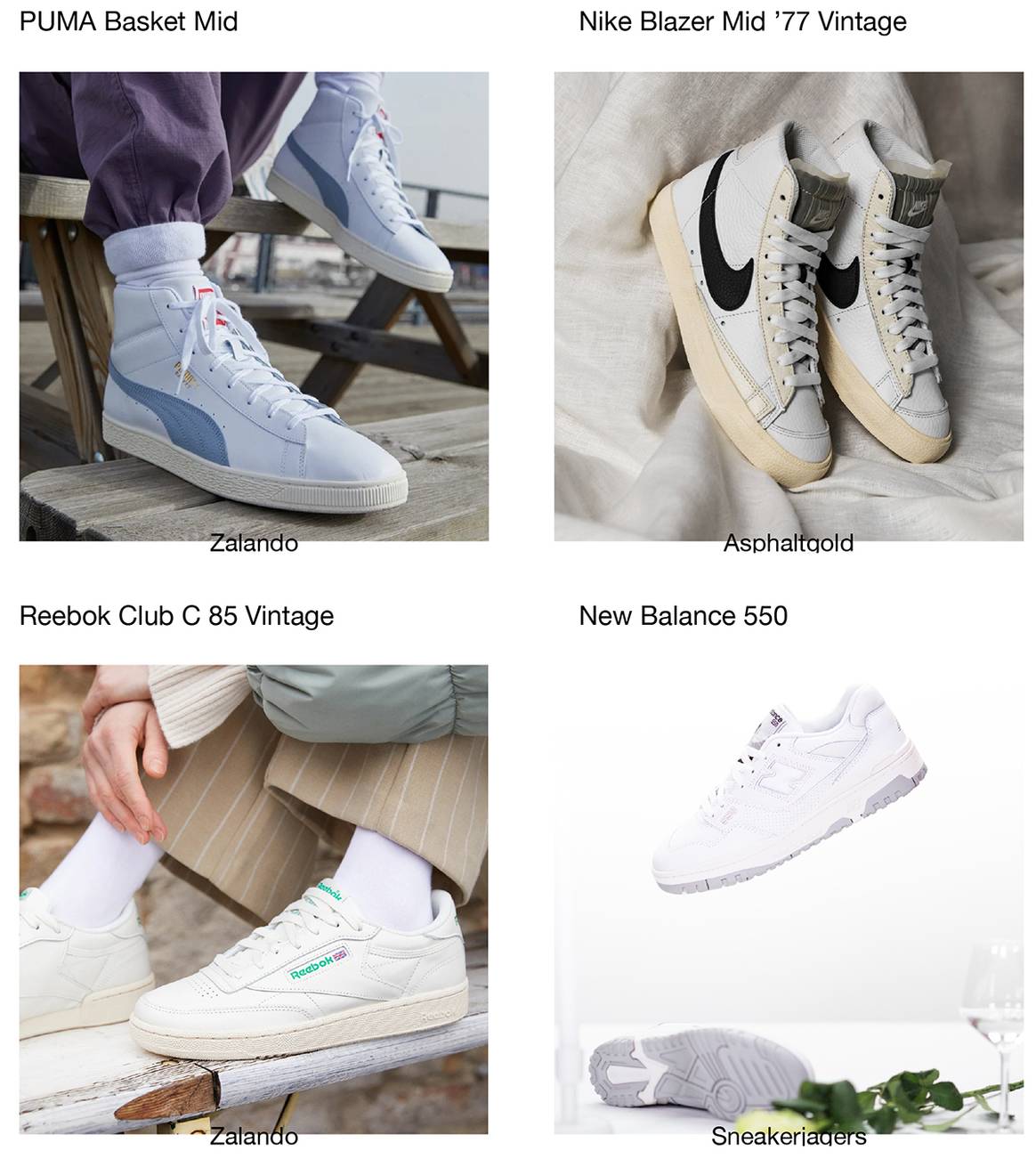 These are the sneaker trends in 2022