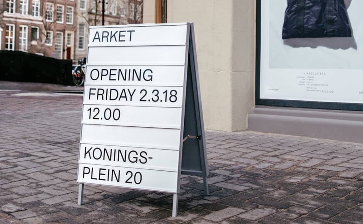 Aangekondigd: Arket opent 2 maart 2018 winkel in Amsterdam