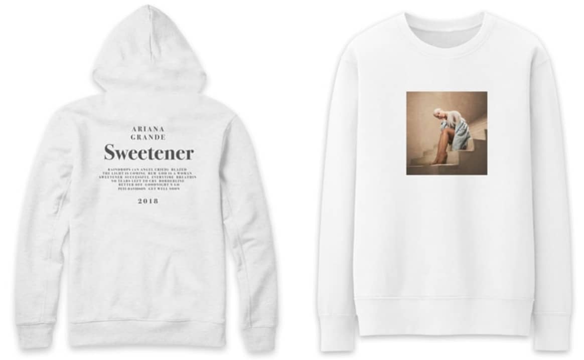 Ariana Grande releases limited edition clothing collection in honor of new album