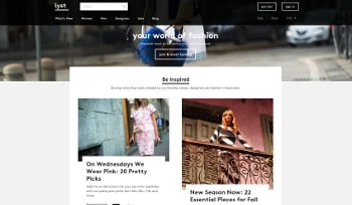 Lyst to launch refreshed website