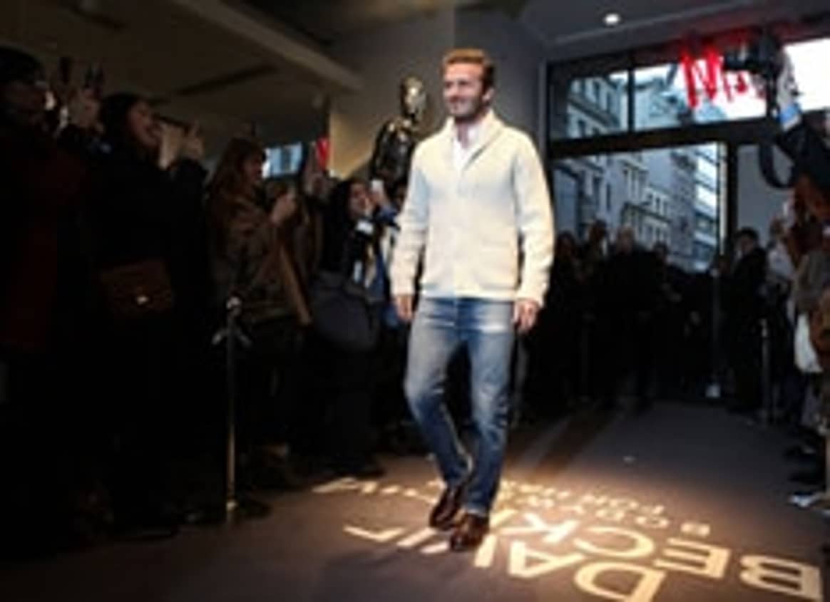 David Beckham lance sa ligne H&M