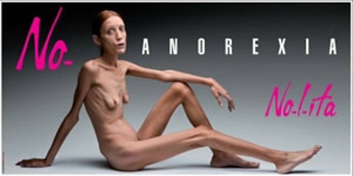 Impactante campaña de Oliverio Toscani contra la anorexia