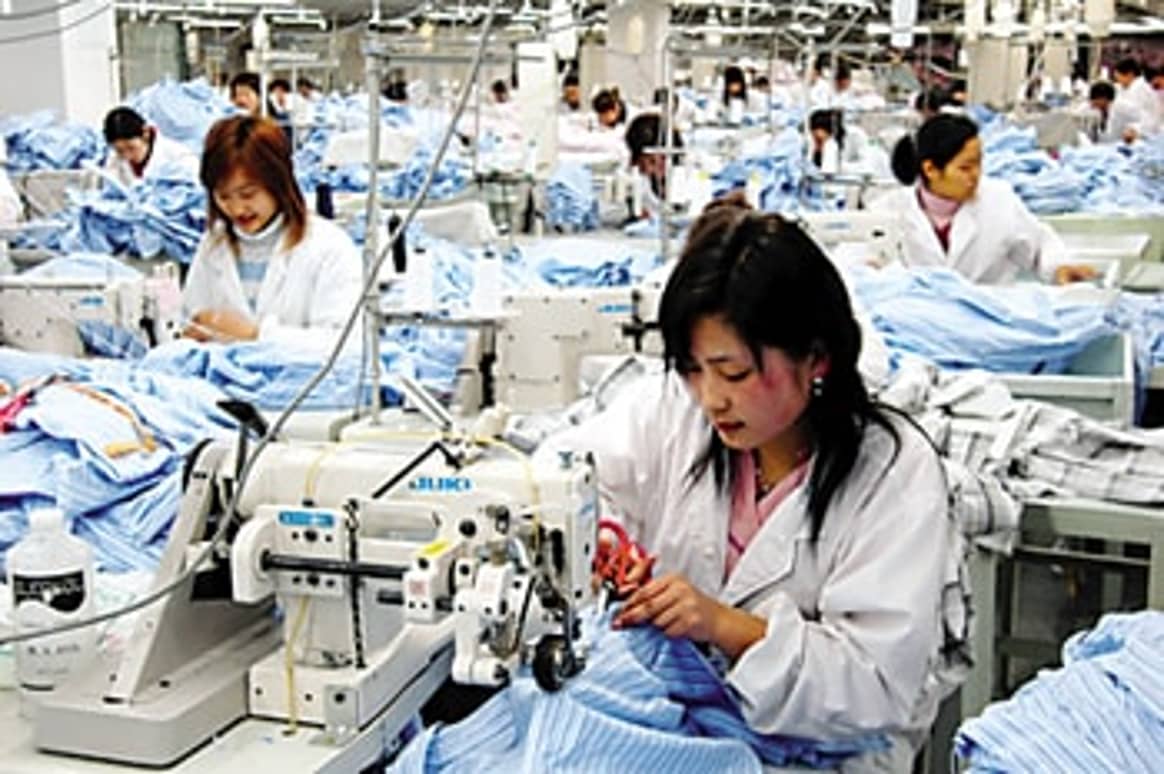 Plus de production et d'exportation textile en Chine