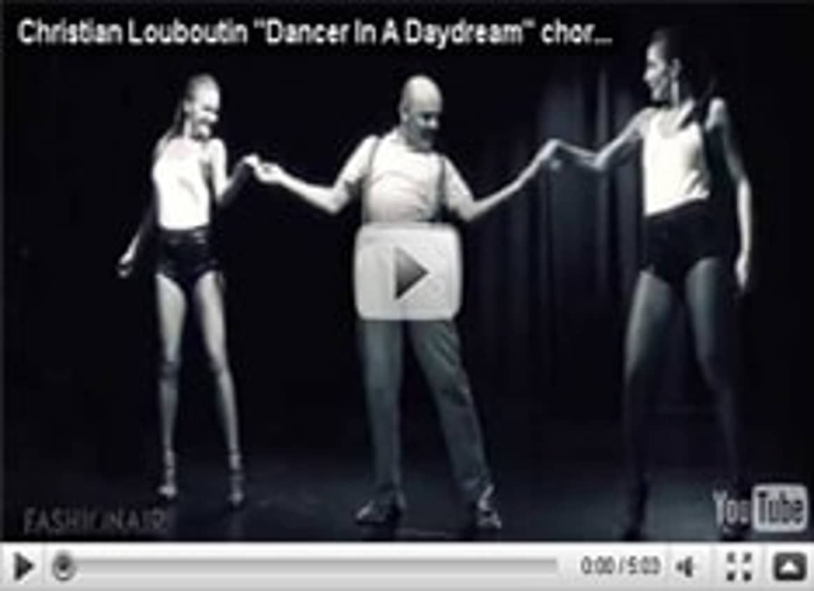Christian Louboutin danst