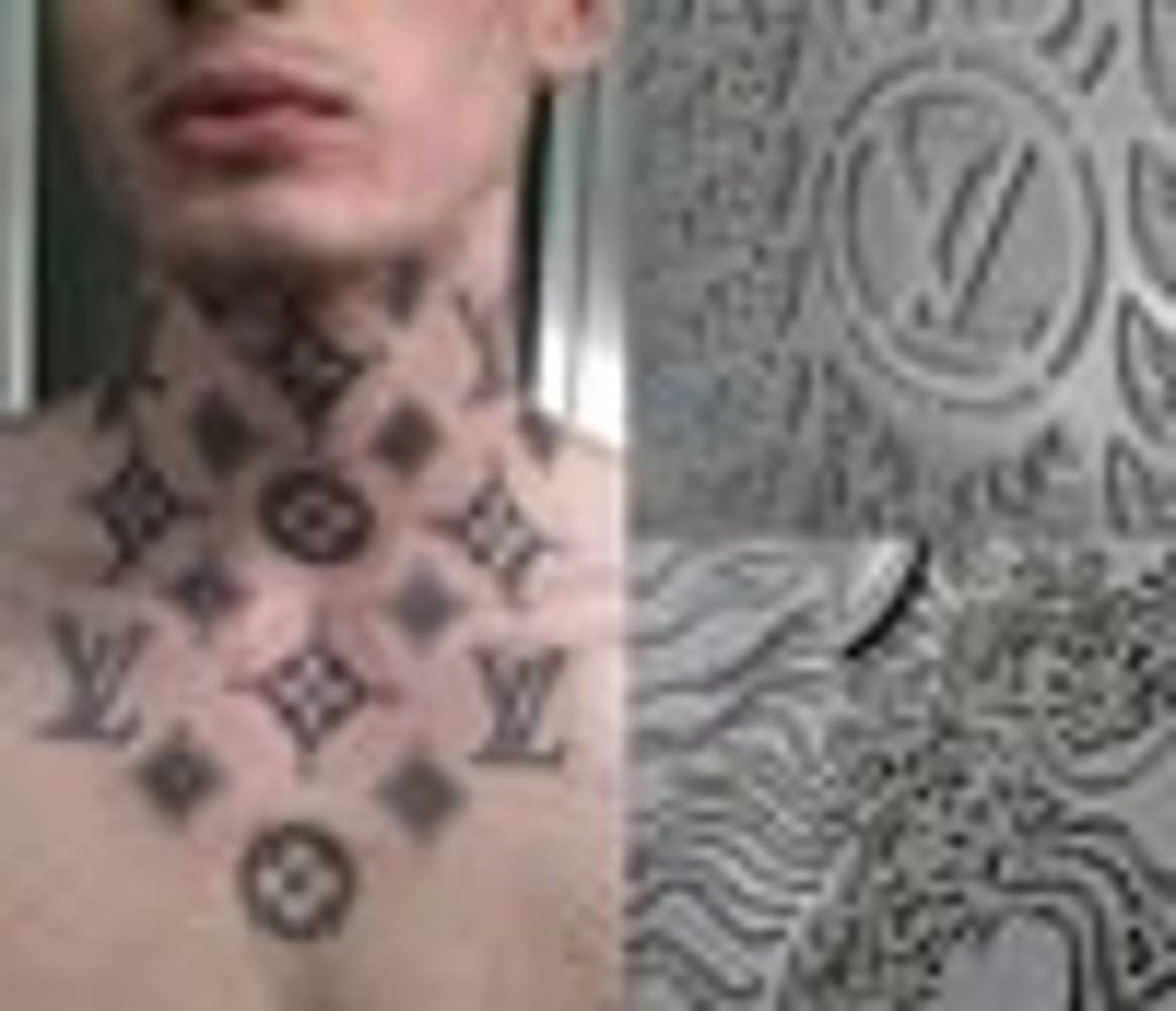 Scott Campbell tatua a Louis Vuitton