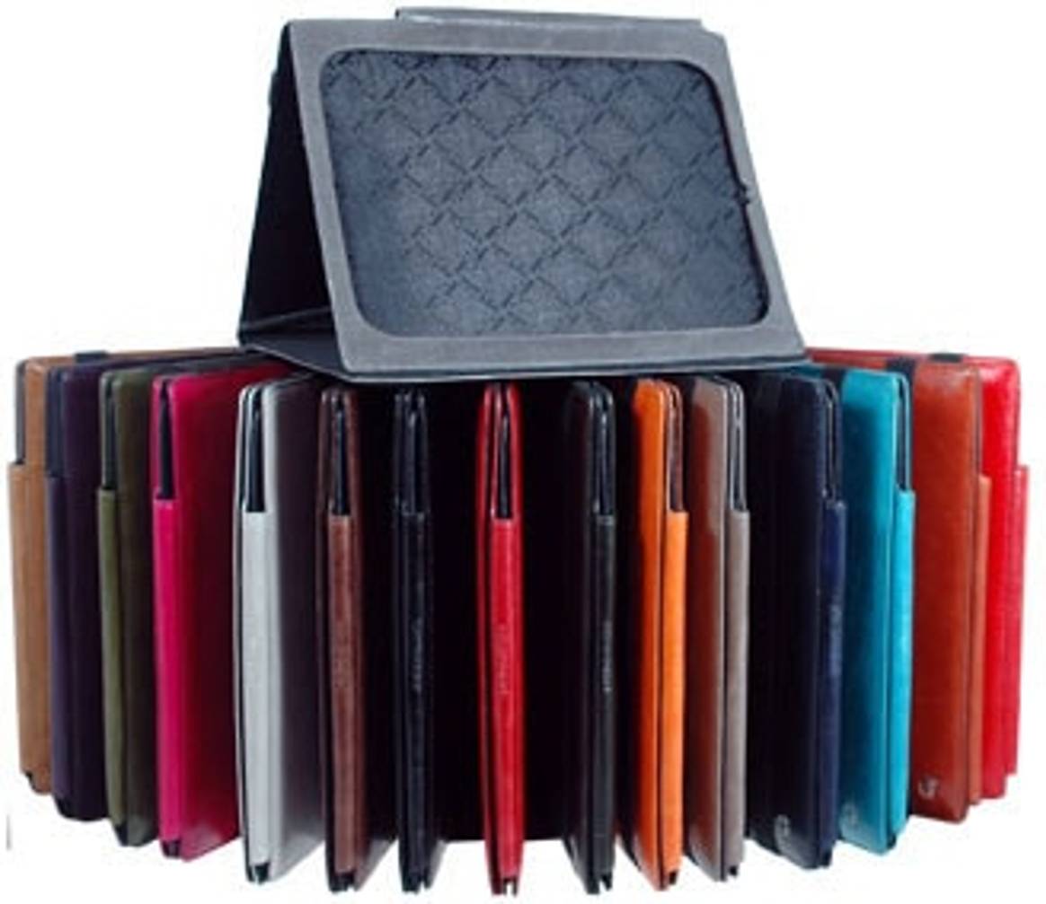 Claudio Ferrici’s iPad case in leather