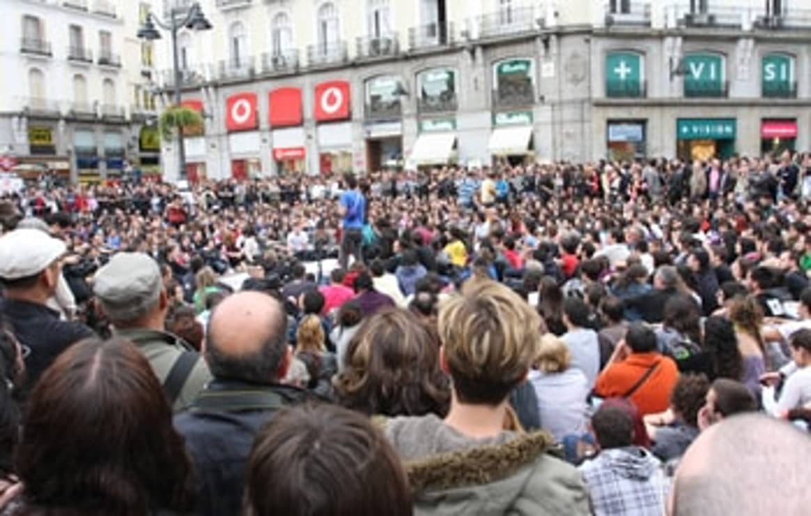Comerciantes textiles de Madrid piden cese de acampada